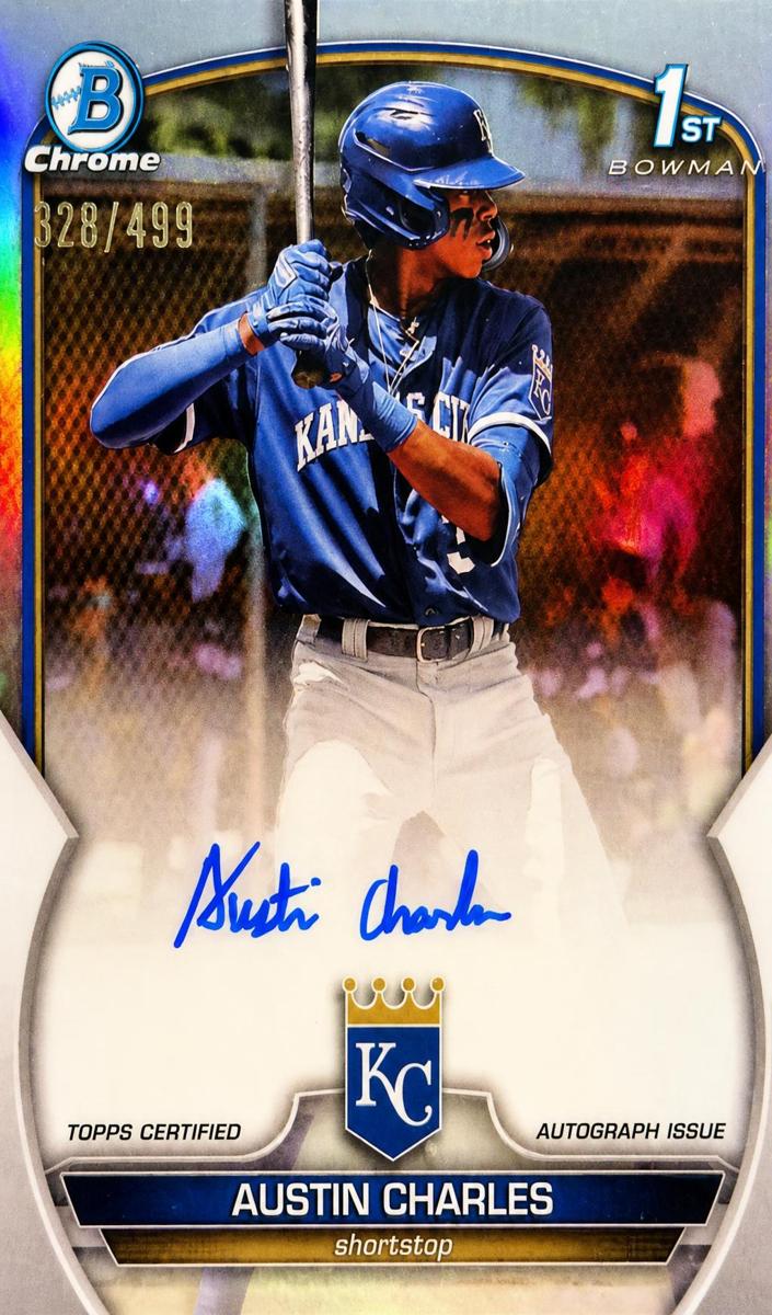 2023 Bowman Chrome Prospects Baseball Refractor Austin Charles #CPA-AC PSA 10