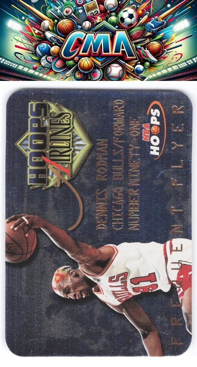 1997 Hoops Basketball Dennis Rodman #FF5 PSA 7.5
