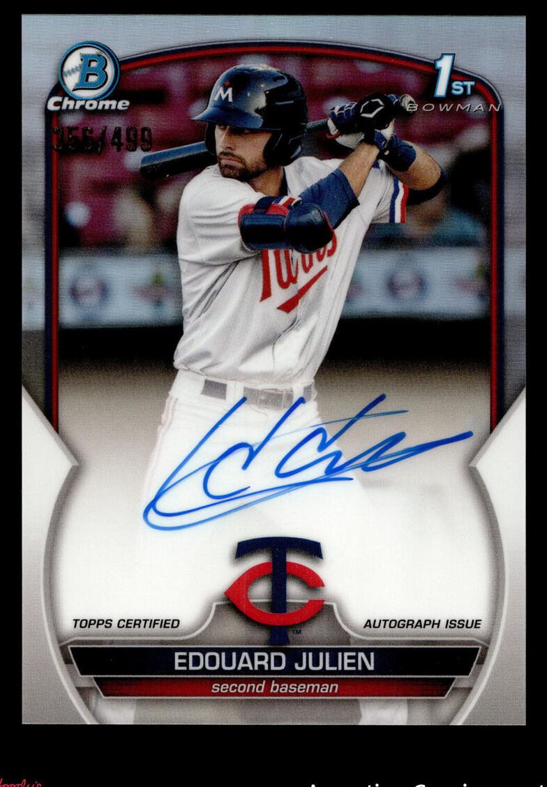 2023 Bowman Chrome Baseball Refractor Edouard Julien #CPA-EJ