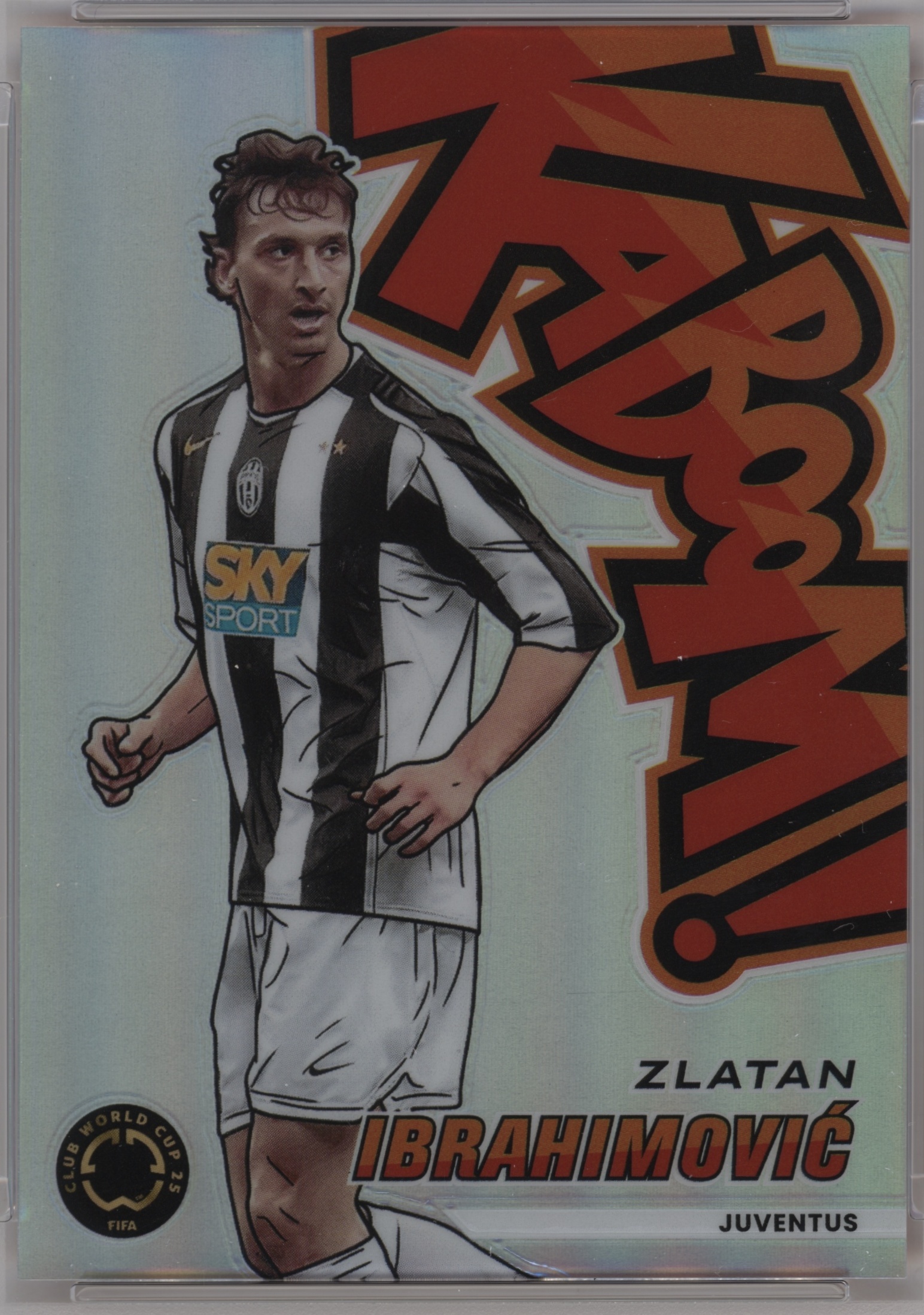 2025 Panini Prizm FIFA Club World Cup Soccer Zlatan Ibrahimovic #11 PSA 9