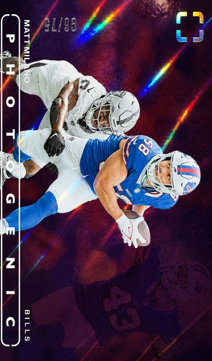 2024 Panini PhotoGenic Football Purple Matt Milano #89