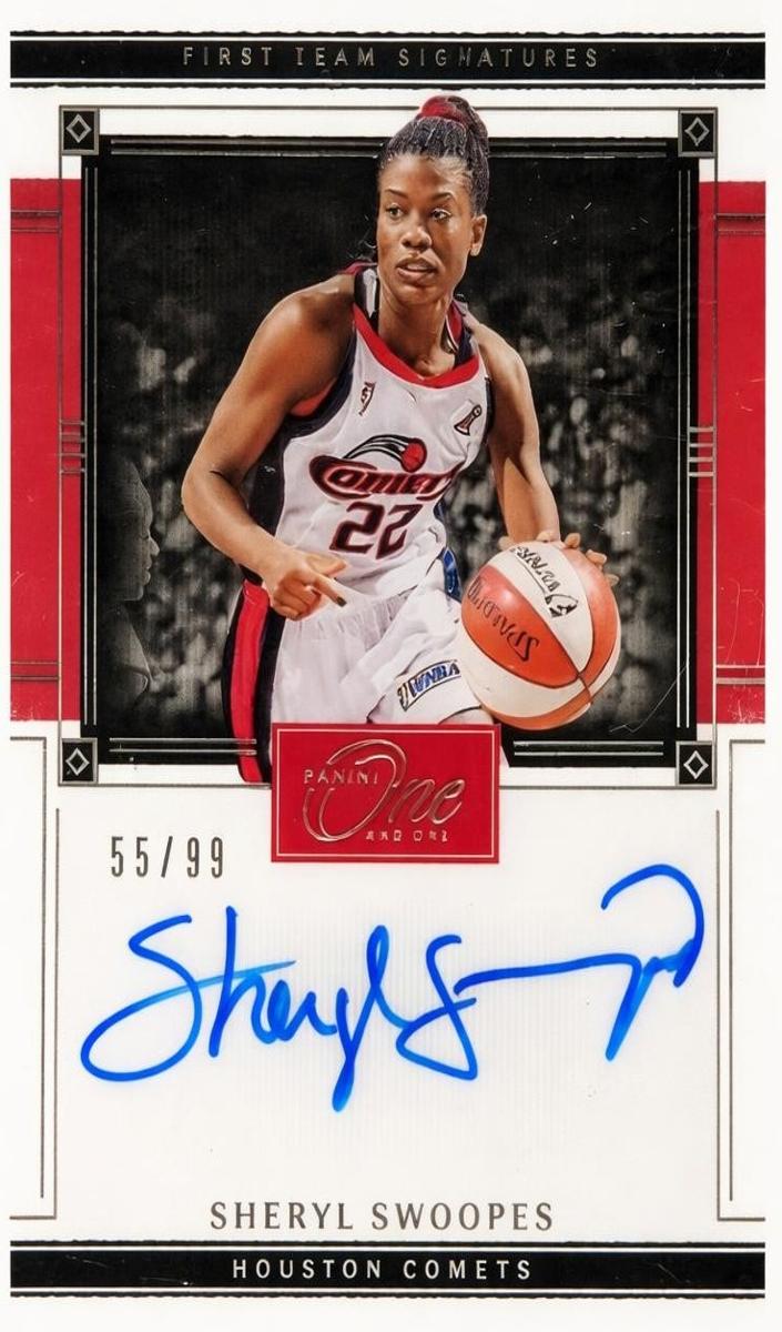 2025 Panini One and One WNBA Basketball Sheryl Swoopes #FTS-SS