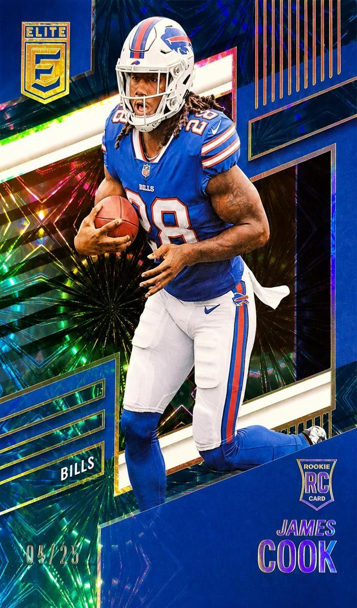 2022 Donruss Elite Football Teal James Cook #116