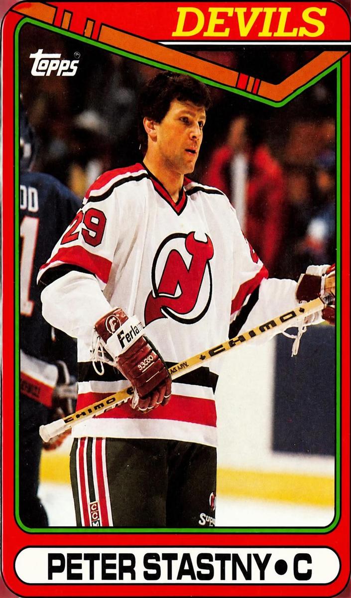 1990 Topps Hockey Peter Stastny #334