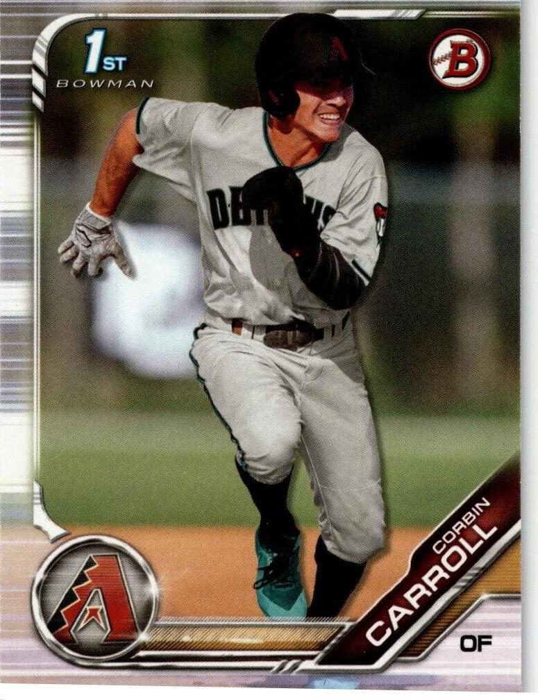 2019 Bowman Draft Baseball Corbin Carroll #BD-125 PSA 10