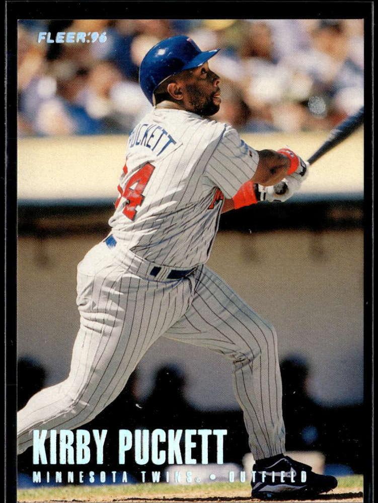 1996 Fleer Baseball Tiffany Kirby Puckett #172