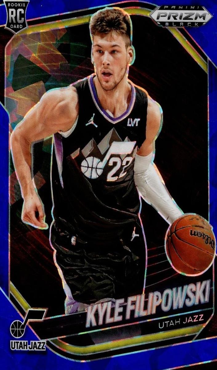2024 Panini Prizm Black Basketball Blue Ice Kyle Filipowski #125