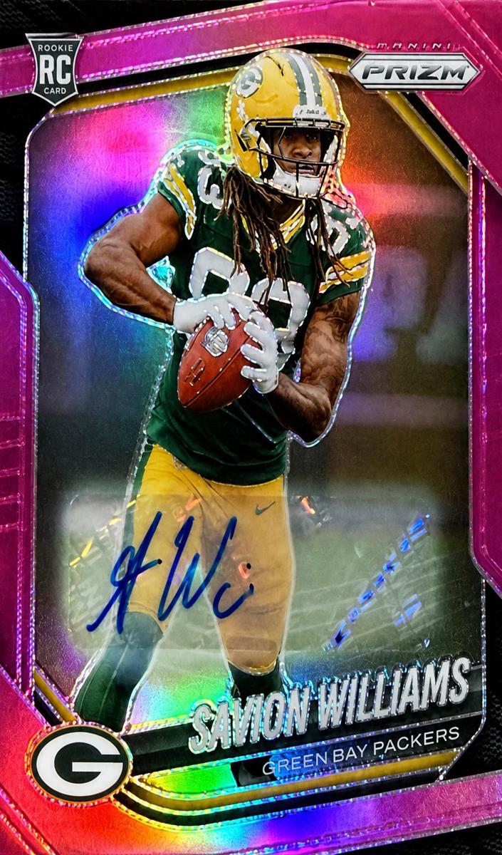 2025 Panini Prizm Football Pink Savion Williams #306