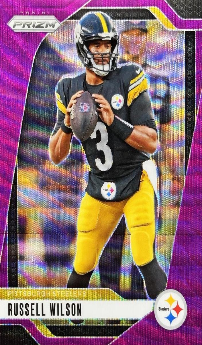 2024 Panini Prizm Football Purple Wave Russell Wilson #240