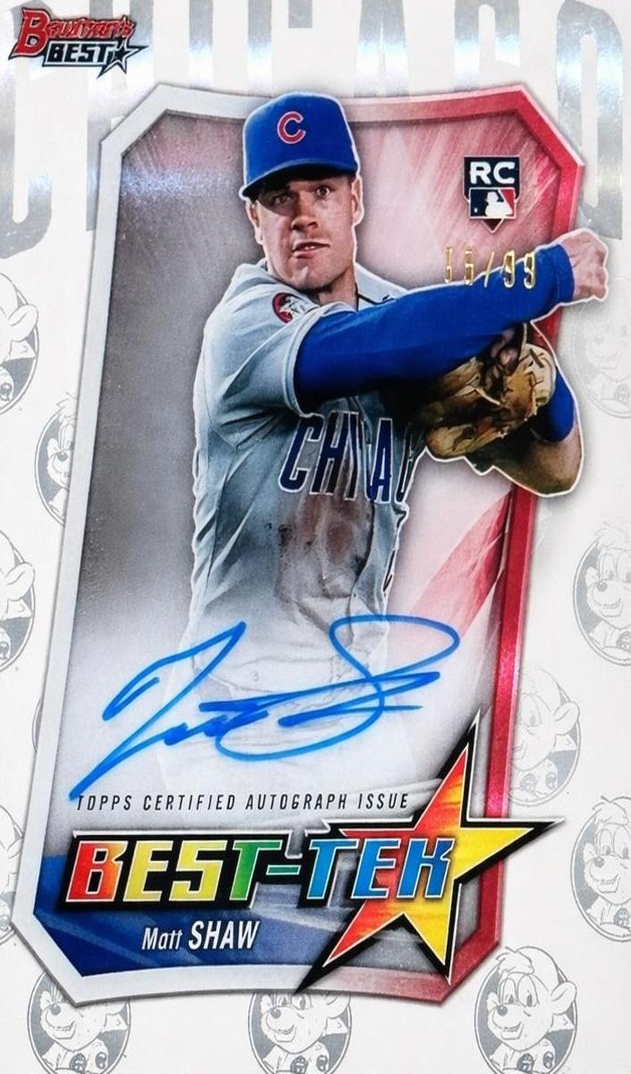 2025 Bowman's Best Baseball Matt Shaw #BTA-MS