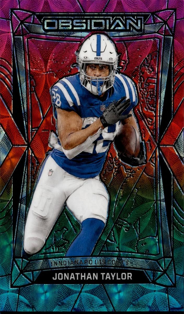 2024 Panini Obsidian Football Neon FOTL Jonathan Taylor #81