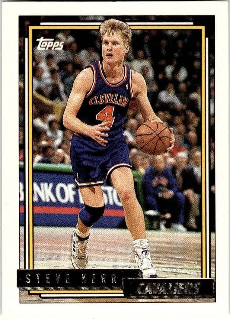 1992 Topps Basketball Gold Steve Kerr #14