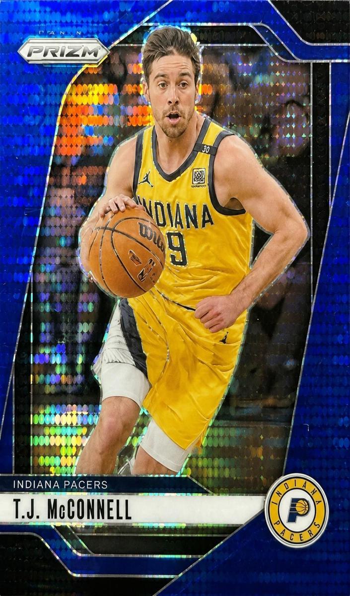 2024 Panini Prizm Basketball Blue Pulsar T.J. McConnell #191