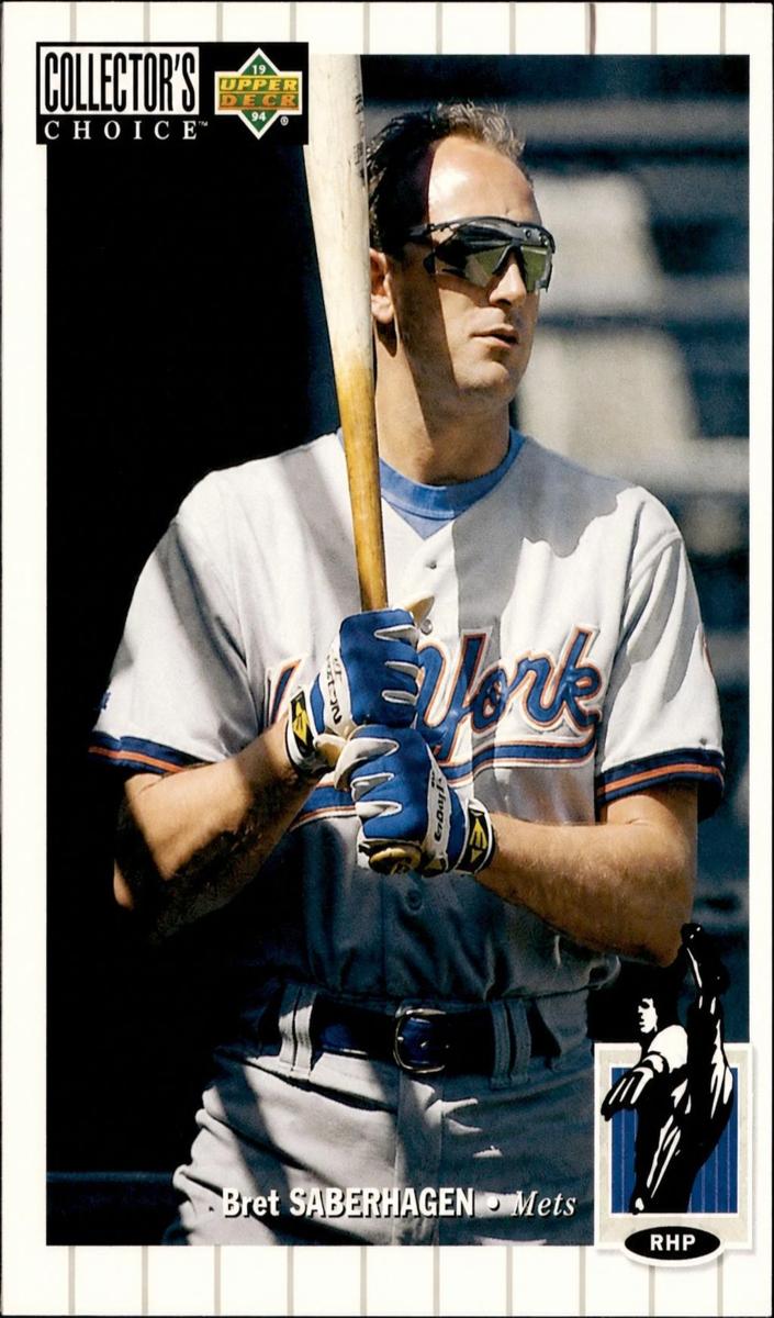1994 Upper Deck Collector's Choice Baseball Bret Saberhagen #250