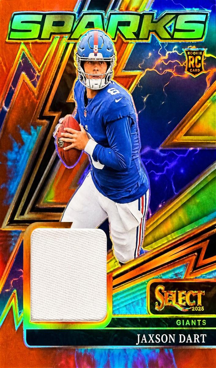 2025 Panini Select Football Tie-Dye Jaxson Dart #SPK-JDT