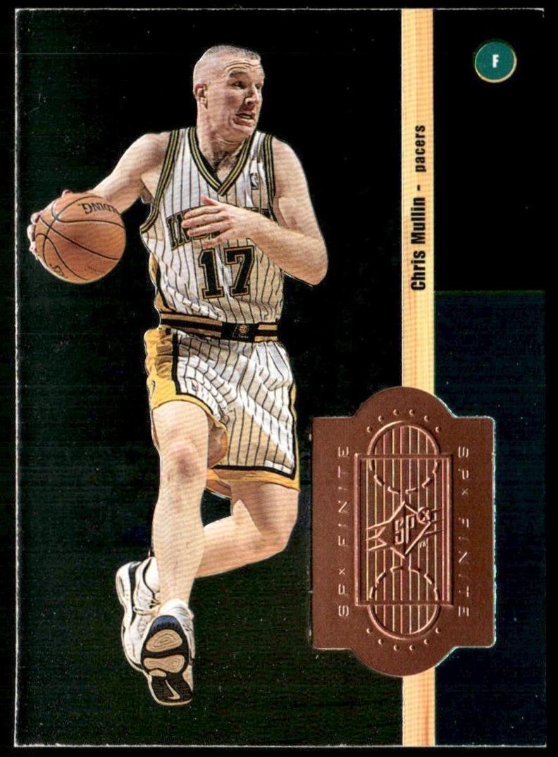 1998 SPx Finite Basketball Chris Mullin #10