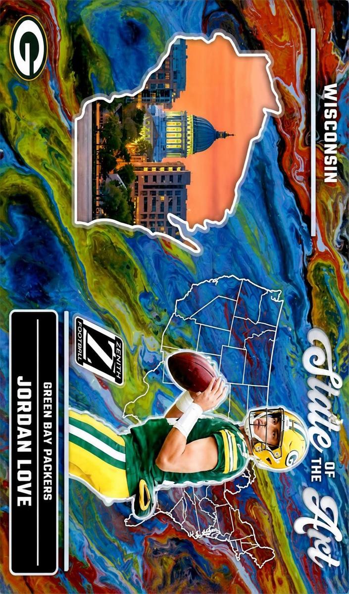 2024 Panini Zenith Football Blue Jordan Love #10