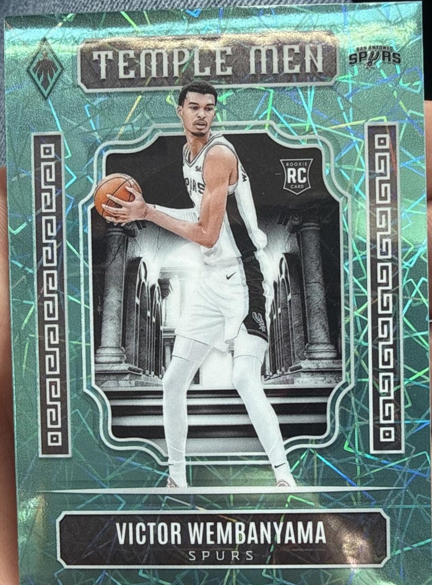 2023 Panini Phoenix Basketball Teal Lazer Victor Wembanyama #7