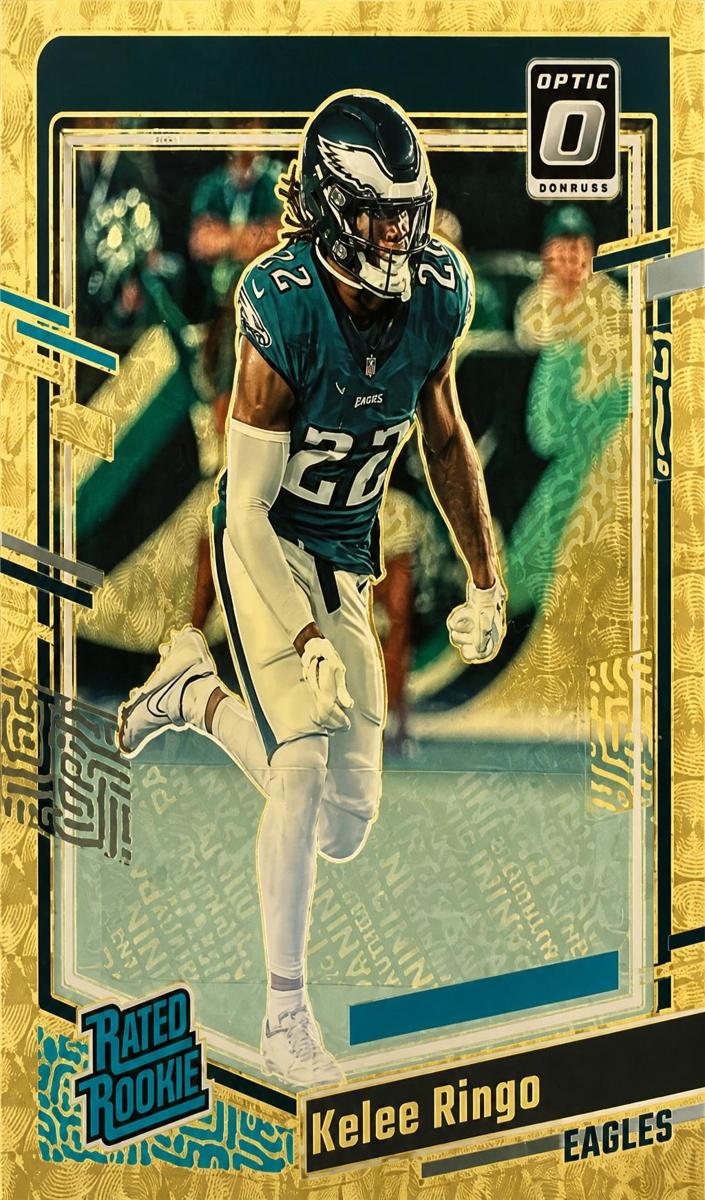 2023 Donruss Optic Football Gold Vinyl Kelee Ringo #282