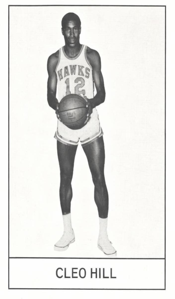 1961 Essex Meats Hawks Basketball Cleo Hill #NNO PSA 8