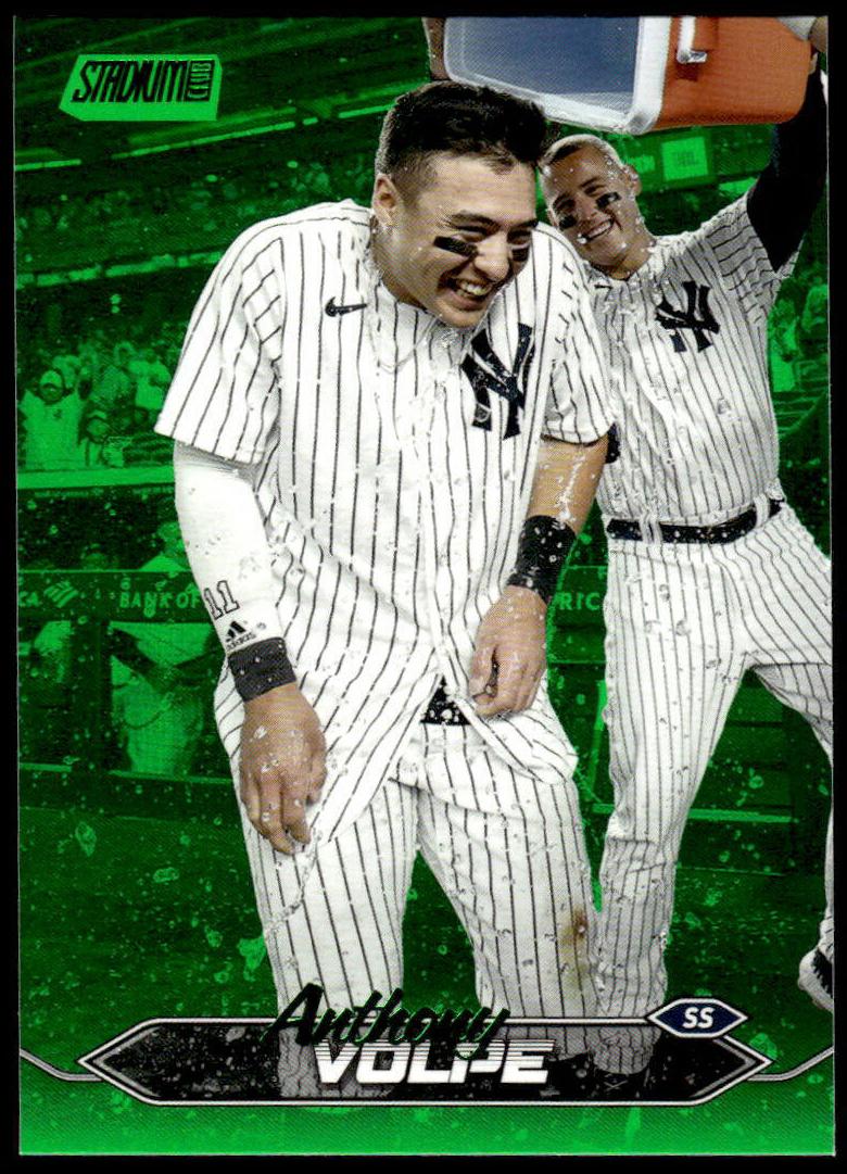 2024 Topps Stadium Club Baseball Green Foil Anthony Volpe #236