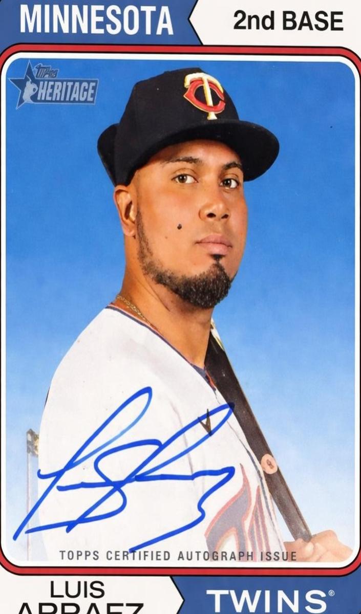 2023 Topps Heritage Baseball Luis Arraez #ROA-LA