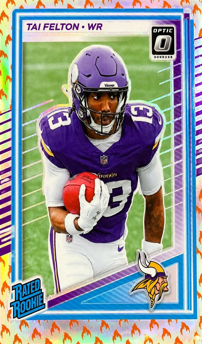 2025 Donruss Optic Football Fire Tai Felton #239
