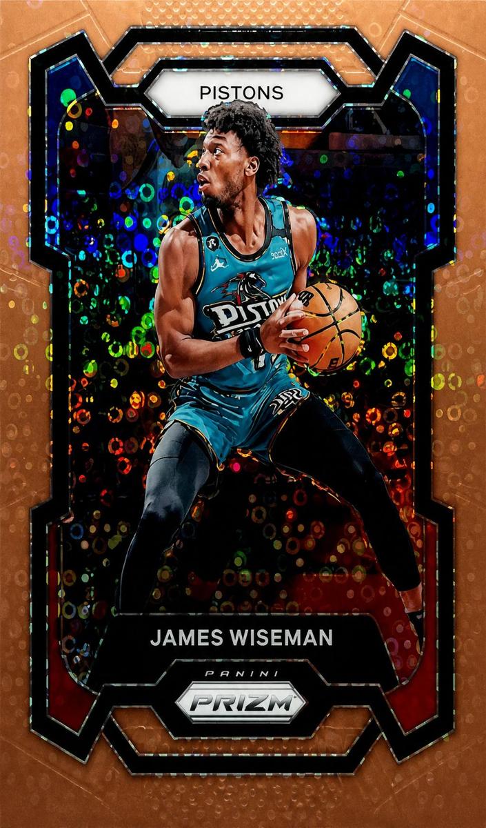 2023 Panini Prizm Basketball Fast Break Bronze James Wiseman #86