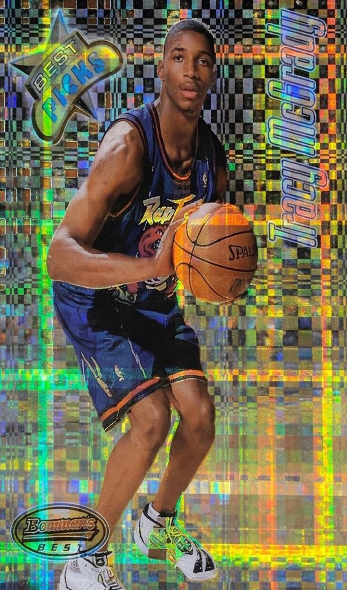 1997 Bowman's Best Basketball Atomic Refractor Tracy McGrady #BP4 BGS 9.5
