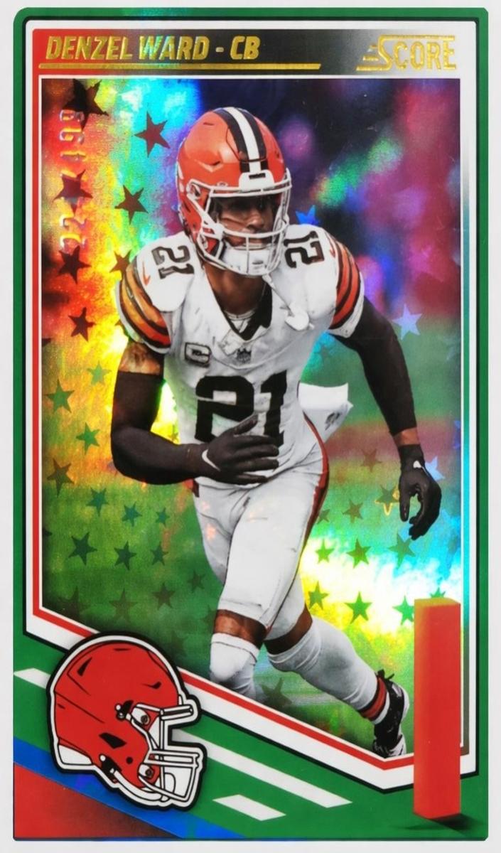 2025 Panini Score Football Stars Denzel Ward #174