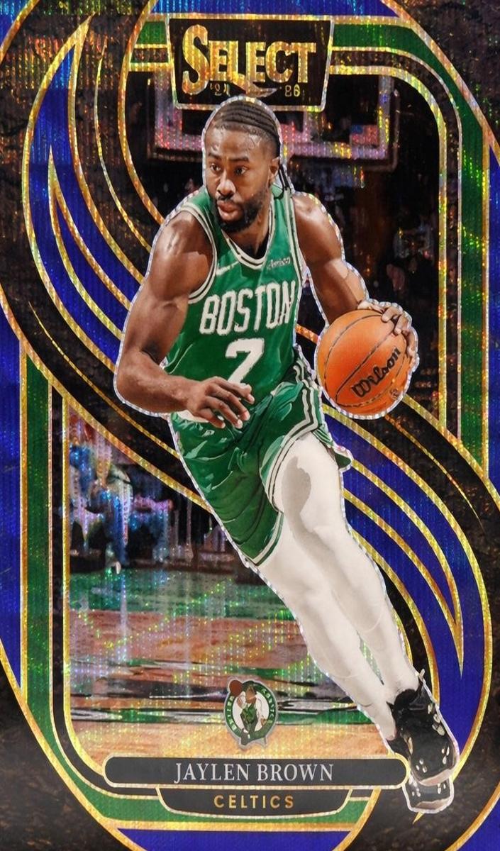 2024 Panini Select Basketball Blue Wave Jaylen Brown #146