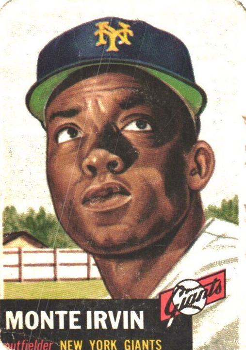 1953 Topps Baseball Monte Irvin #62 PSA 6