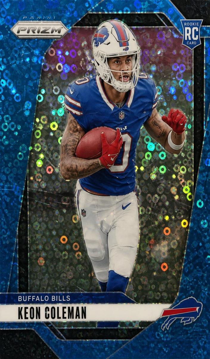 2024 Panini Prizm Football No Huddle Blue Keon Coleman #362