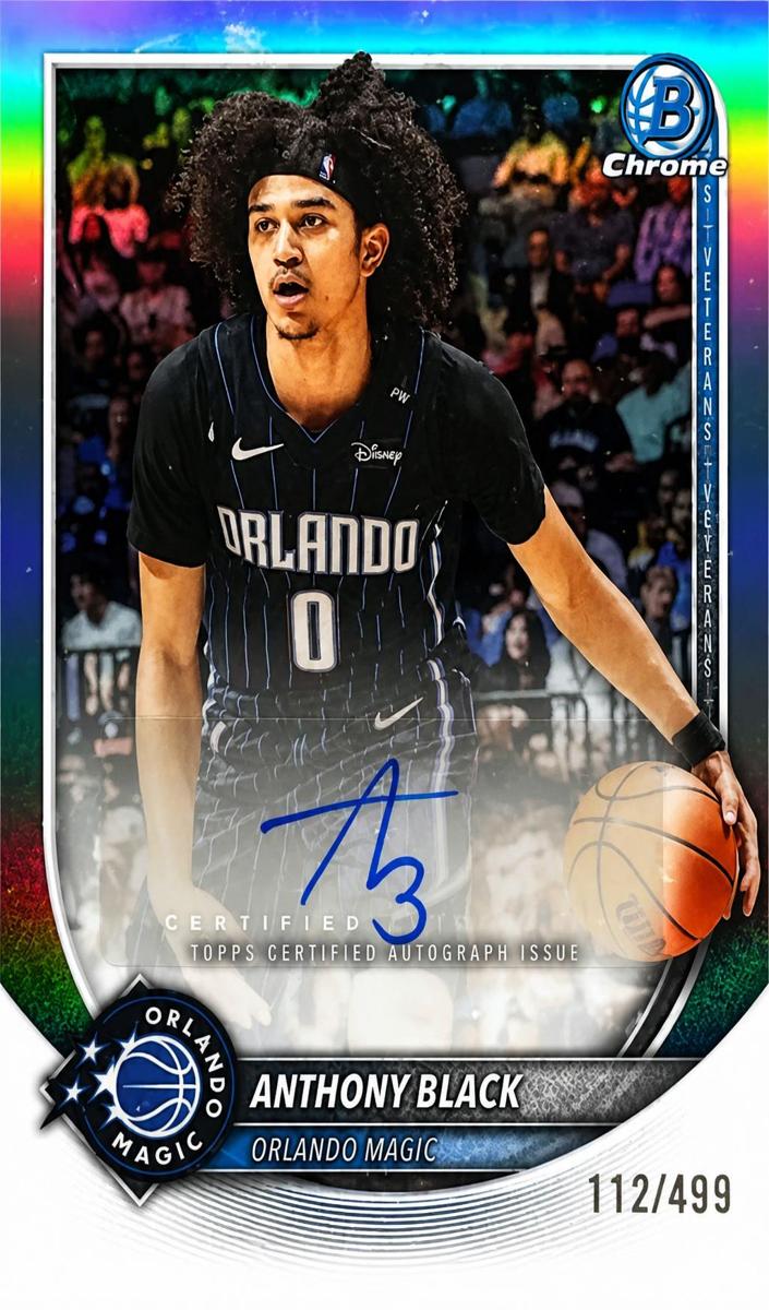 2025 Bowman Basketball Refractor Anthony Black #BCA-AR