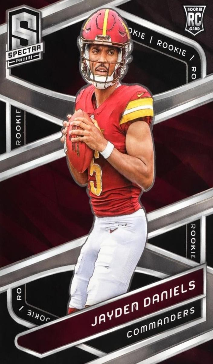 2024 Panini Spectra Football Silver Jayden Daniels #115 PSA 9