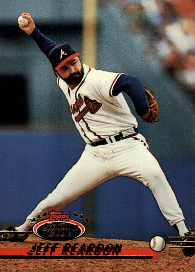 1993 Topps Stadium Club Baseball Jeff Reardon #161