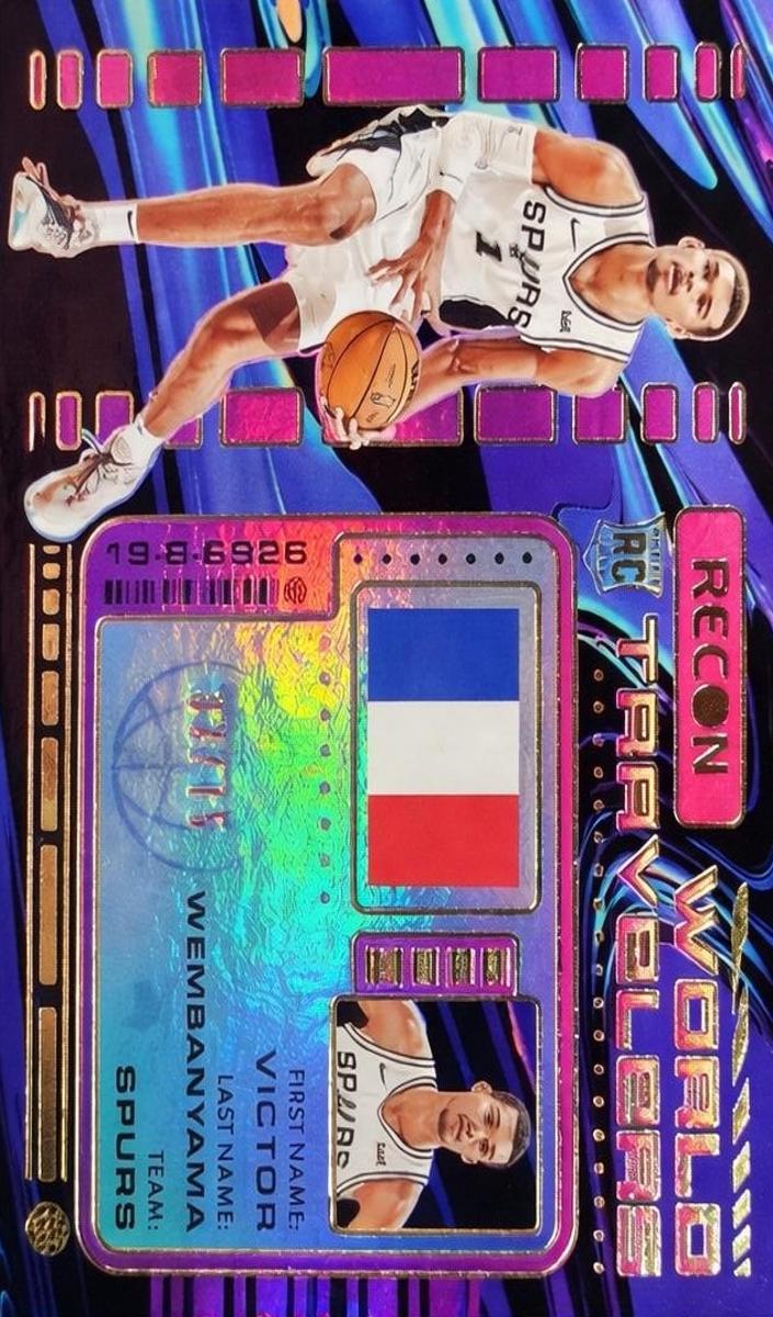 2023 Panini Recon Basketball Purple Victor Wembanyama #3 PSA 9