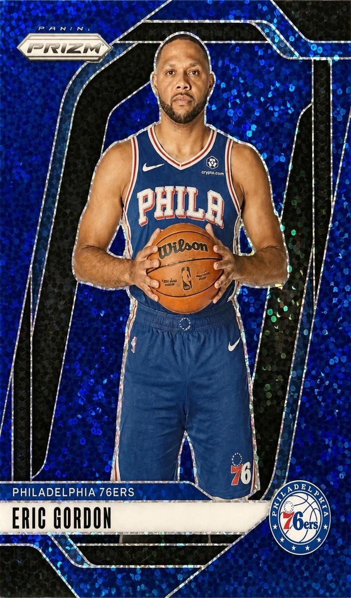 2024 Panini Prizm Basketball Blue Sparkle Eric Gordon #180