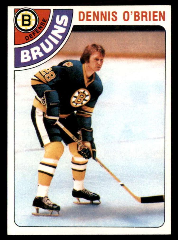 1978 Topps Hockey Dennis O'Brien #104 PSA 8