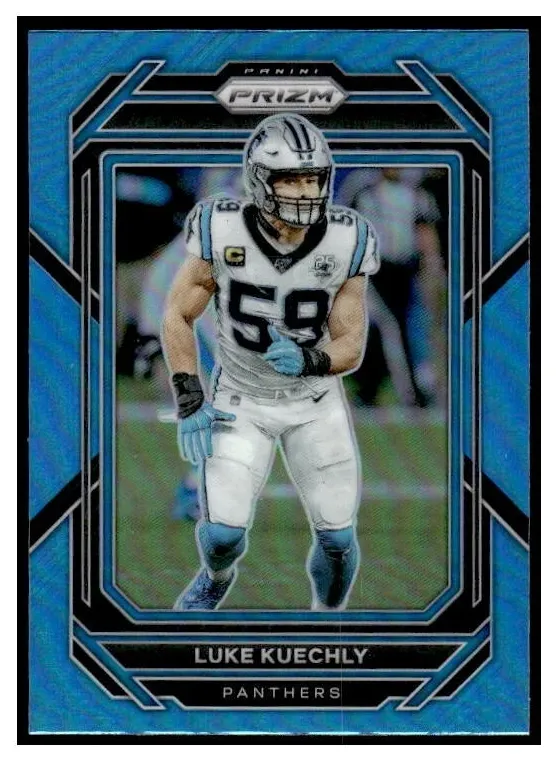 2022 Panini Prizm Football Light Blue Luke Kuechly #46 PSA 9