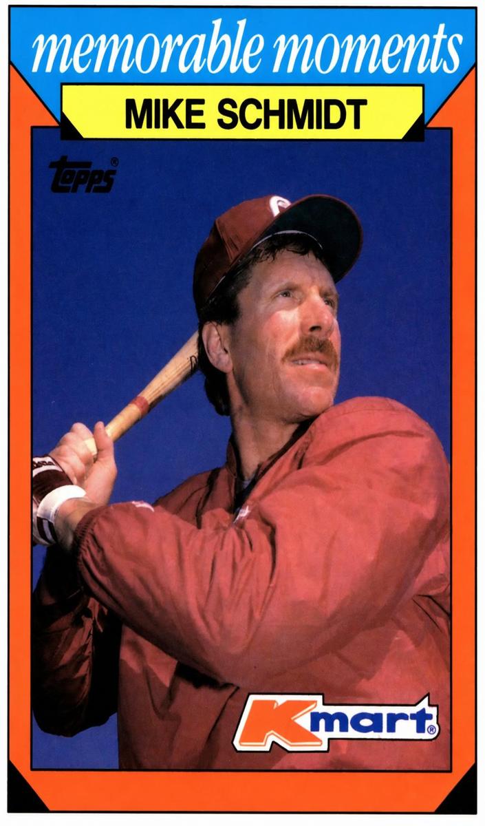1988 Topps Kmart Memorable Moments Baseball Mike Schmidt #25 PSA 10