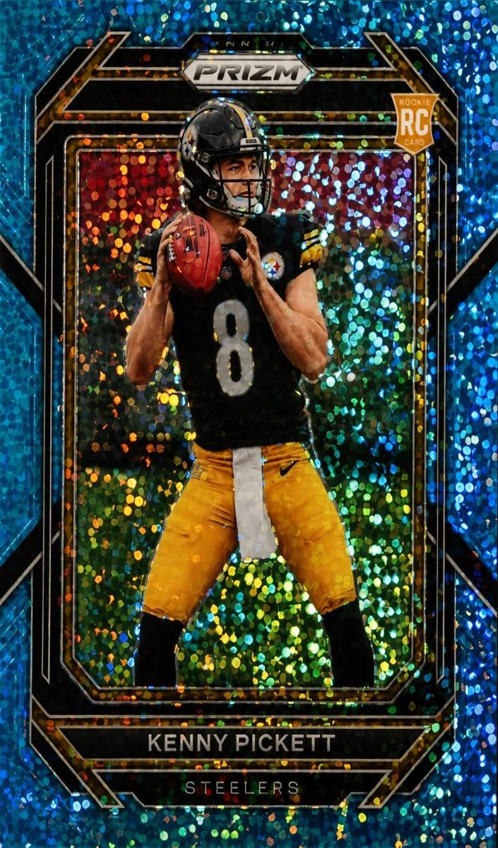 2022 Panini Prizm Football Blue Sparkle Kenny Pickett #301