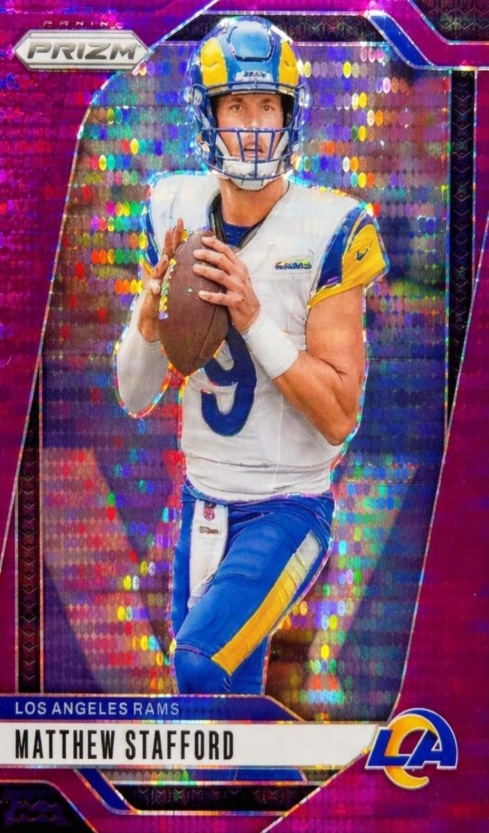 2024 Panini Prizm Football Purple Pulsar Matthew Stafford #166