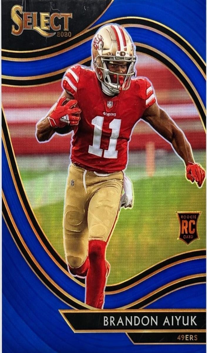 2020 Panini Select Football Blue Die Cut Brandon Aiyuk #366 PSA 8.5