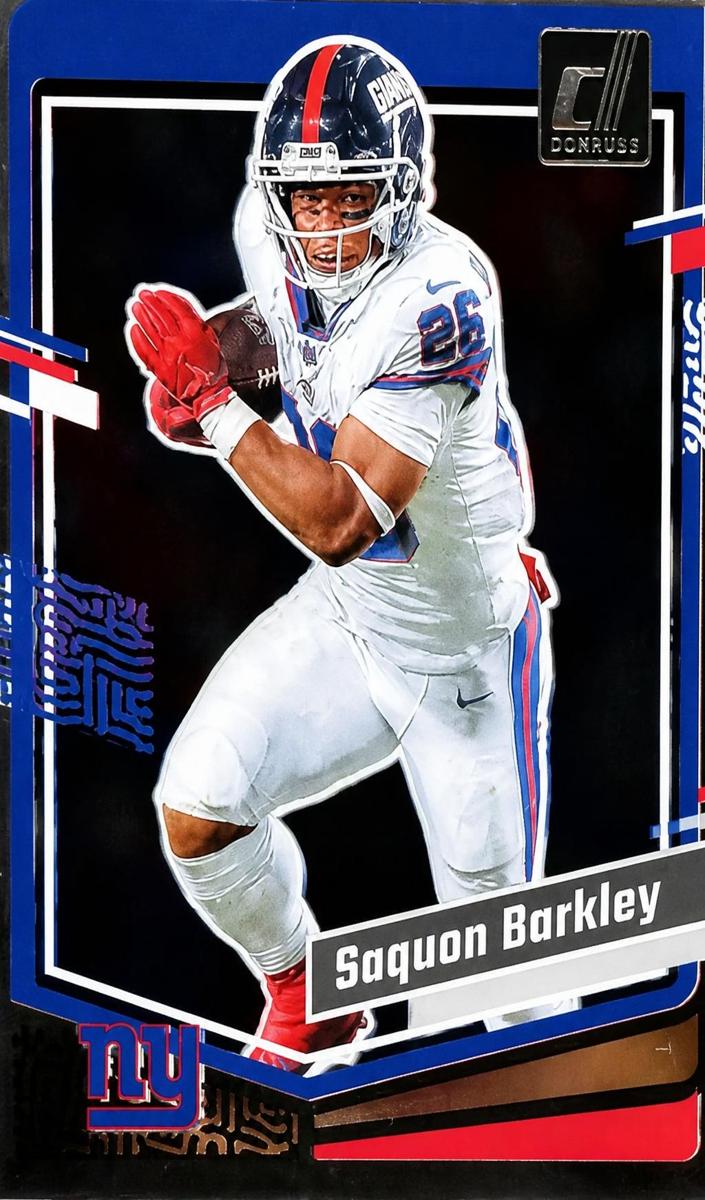 2023 Panini Clearly Donruss Football Saquon Barkley #36