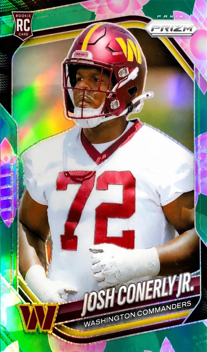 2025 Panini Prizm Football Lotus Flower Josh Conerly Jr. #382