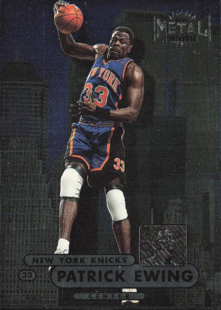 1997 Metal Universe Championship Basketball Patrick Ewing #91