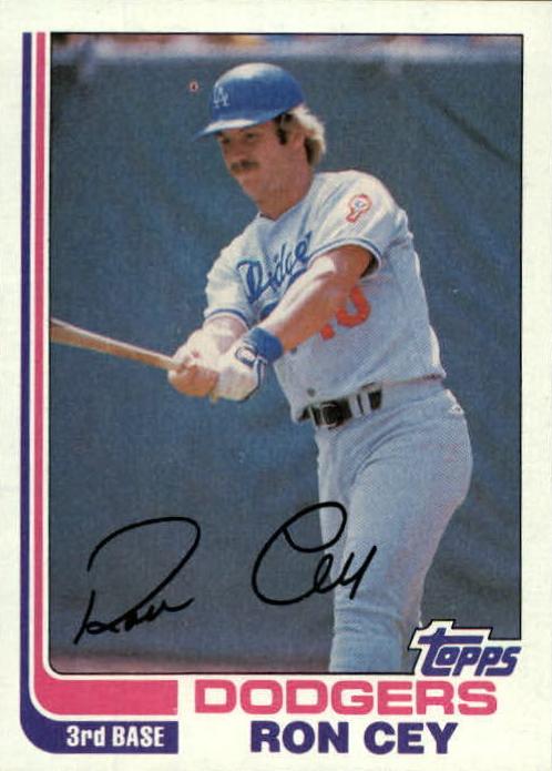 1982 Topps Baseball Ron Cey #410