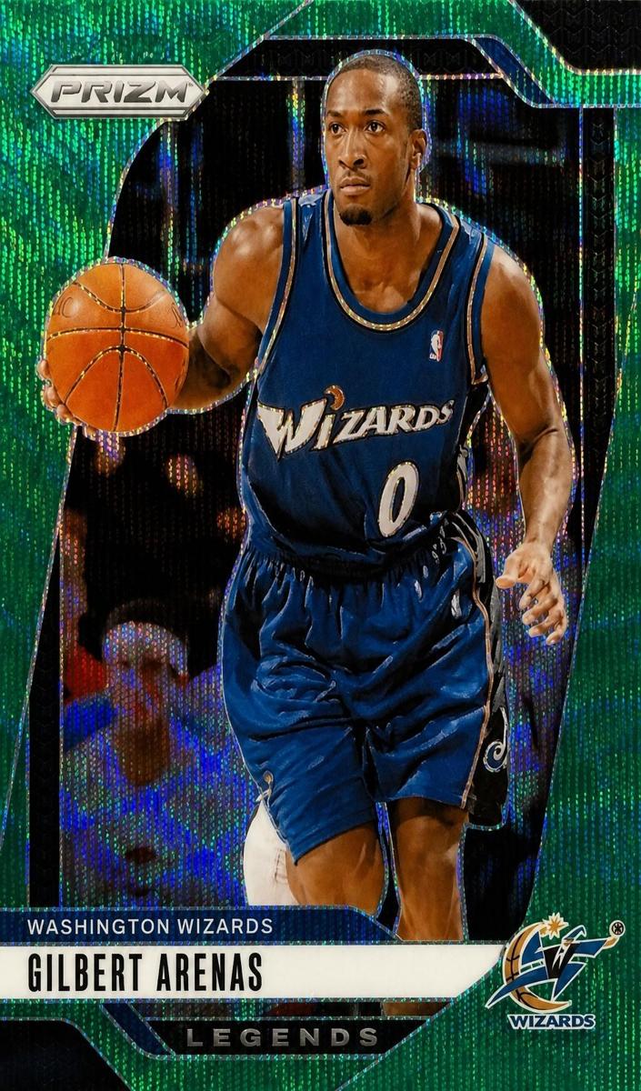 2024 Panini Prizm Basketball Green Wave Gilbert Arenas #275