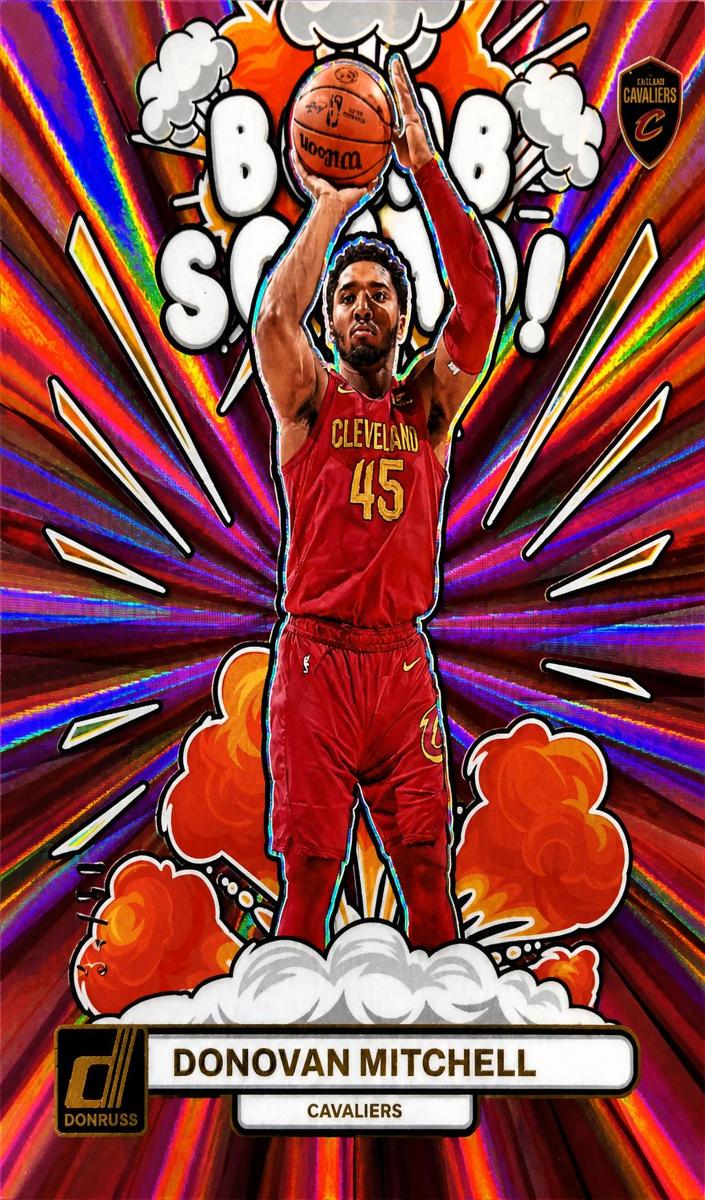 2023 Panini Donruss Basketball Holo Pink Laser Donovan Mitchell #11